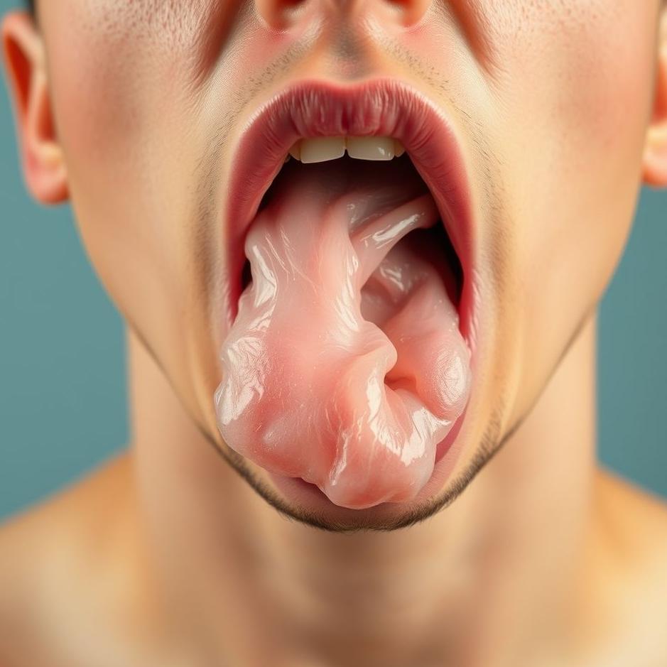 Dream : Phlegm coming from the throat 