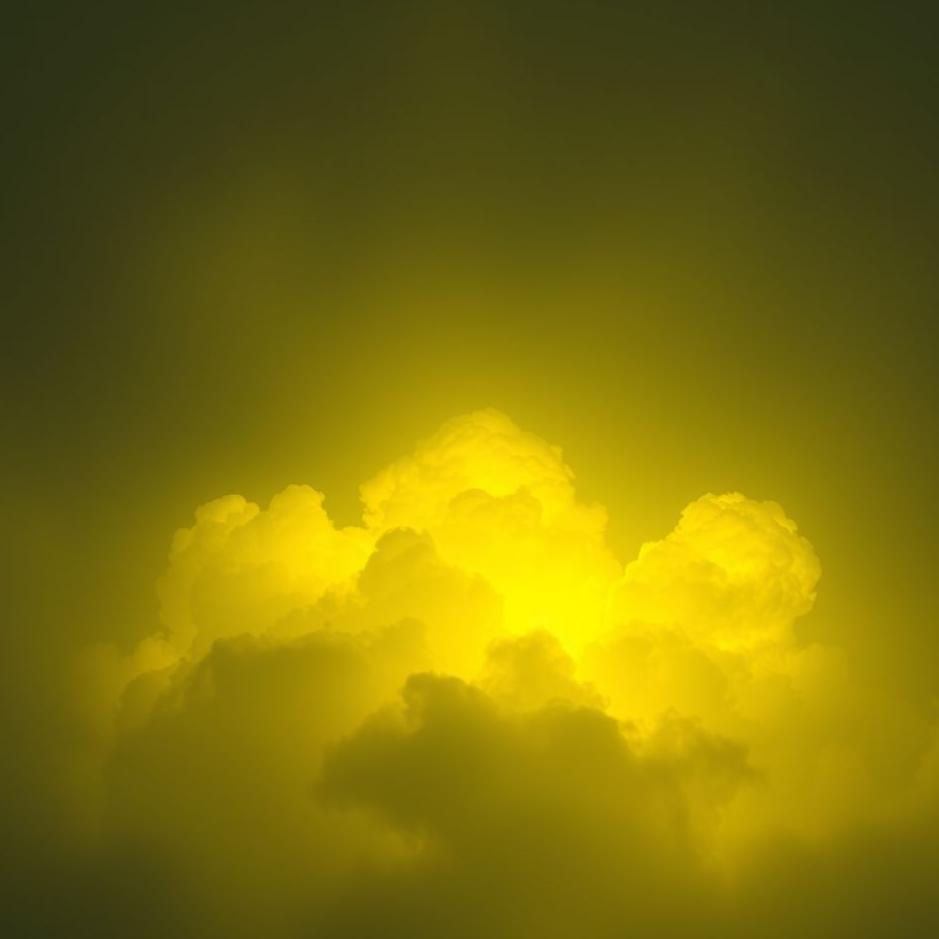 Dream : Phosphorescent yellow in a dream