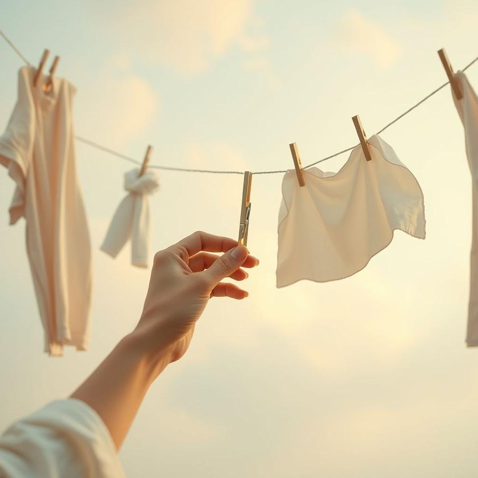 Dream : Picking a clothespin in a dream