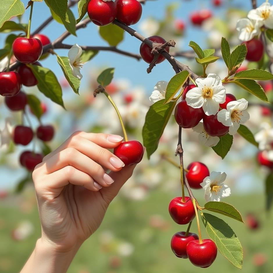 Dream : Picking and eating cherries in a dream