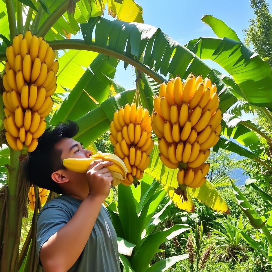 Dream : Picking bananas and eating