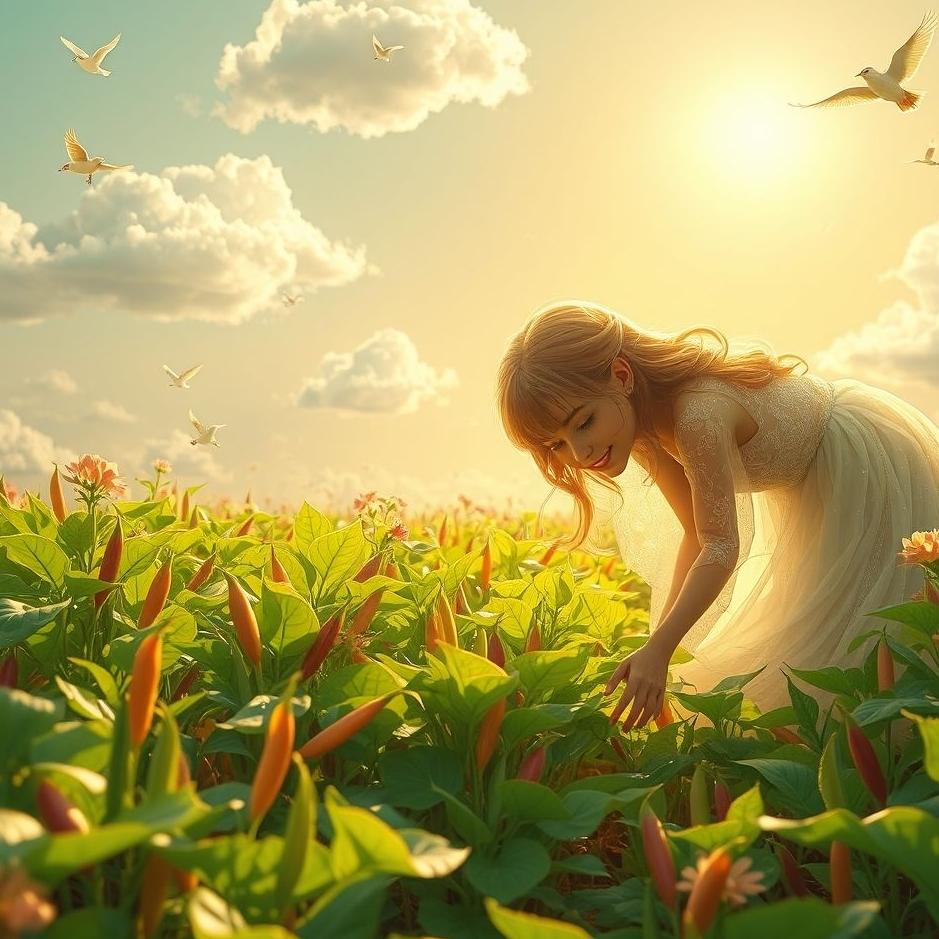 Dream : Picking beans in a dream