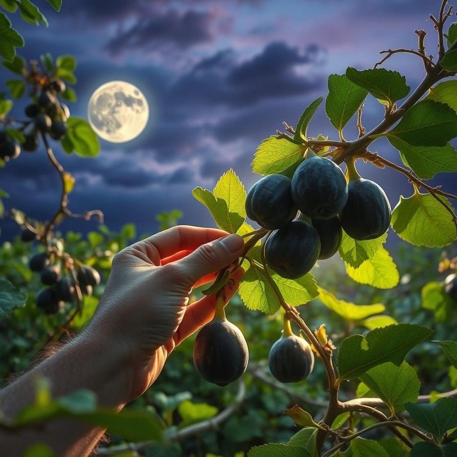 Dream : Picking black figs in a dream