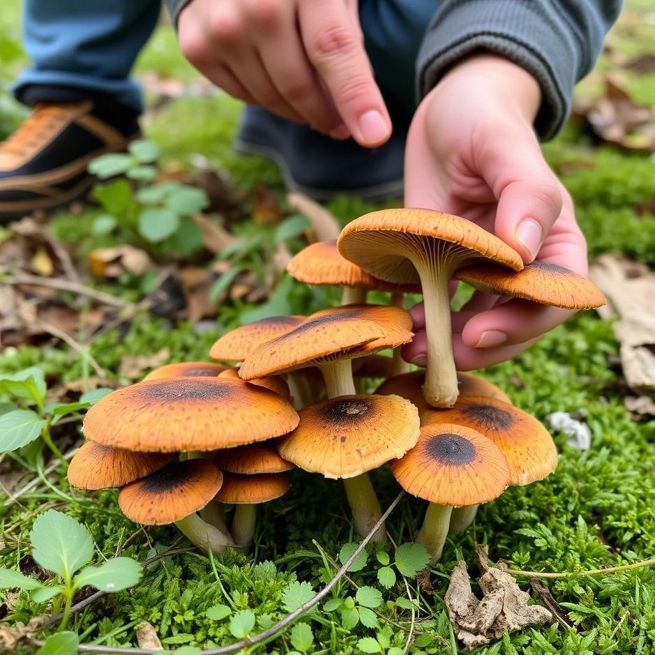 Dream : Picking black mushrooms