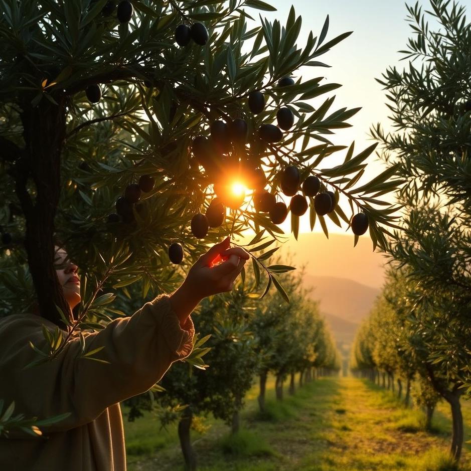 Dream : Picking black olives in a dream