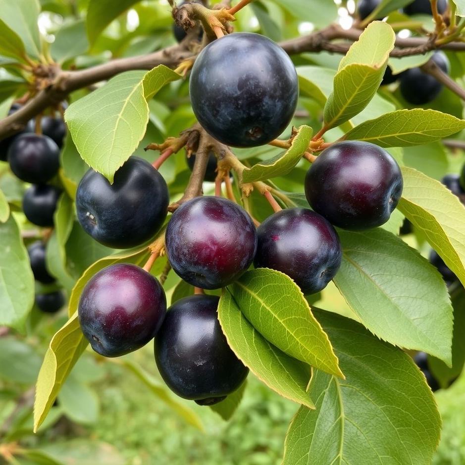Dream : Picking black plums