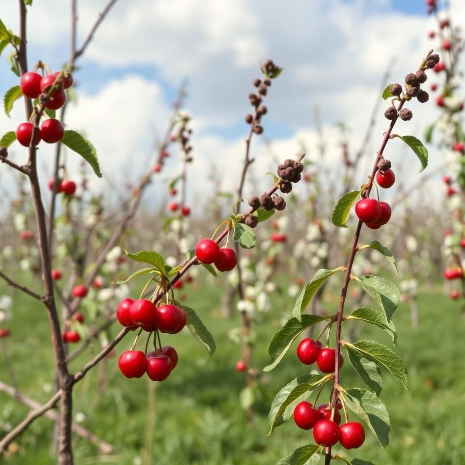 Dream : Picking cherry stalks in a dream