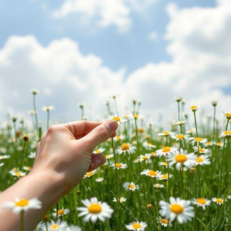 Dream : Picking daisies in a dream