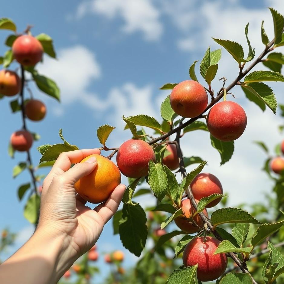 Dream : Picking fruit in a dream