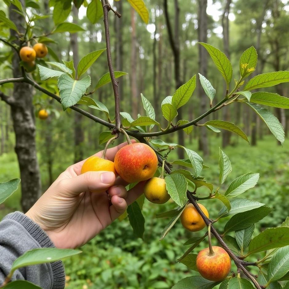 Dream : Picking fruit in the forest