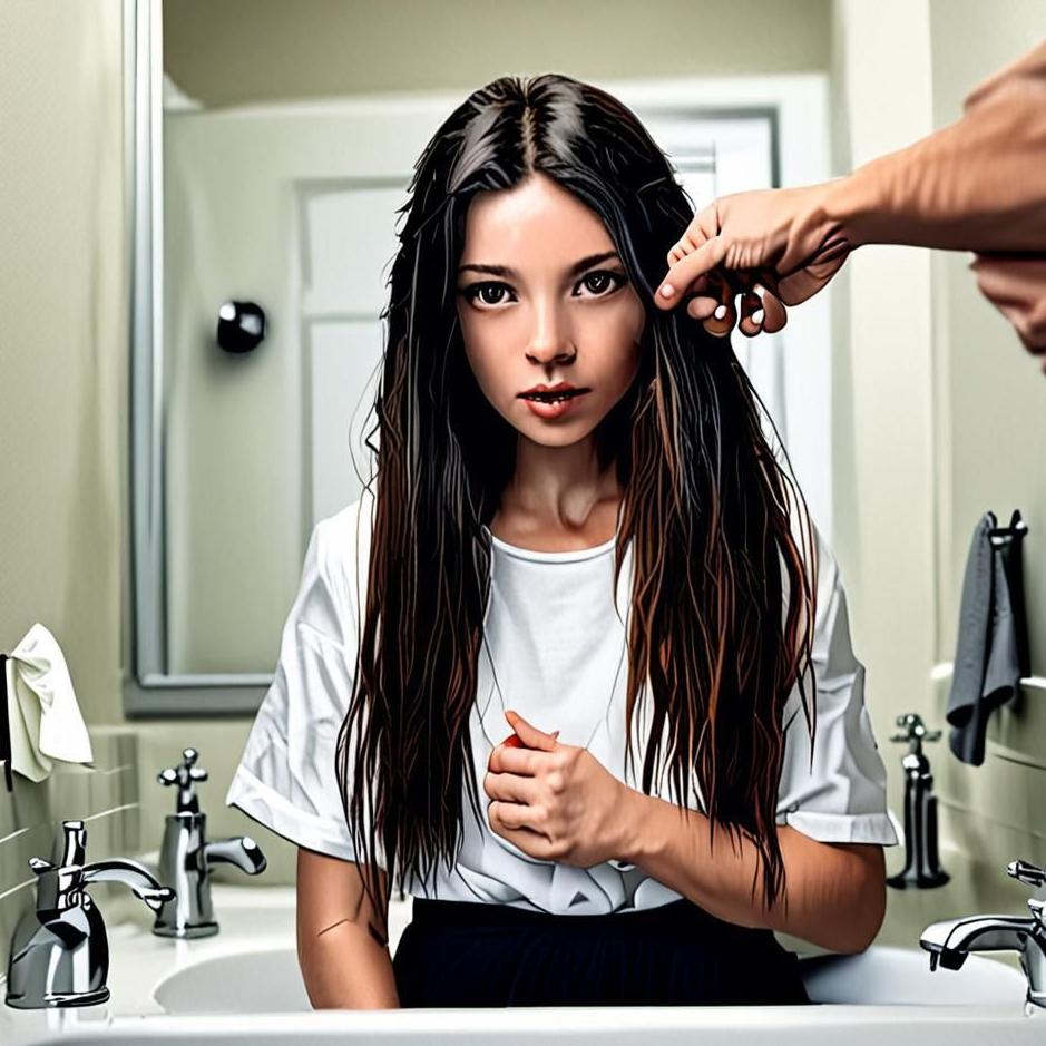 Dream : Picking hair out of a bathroom