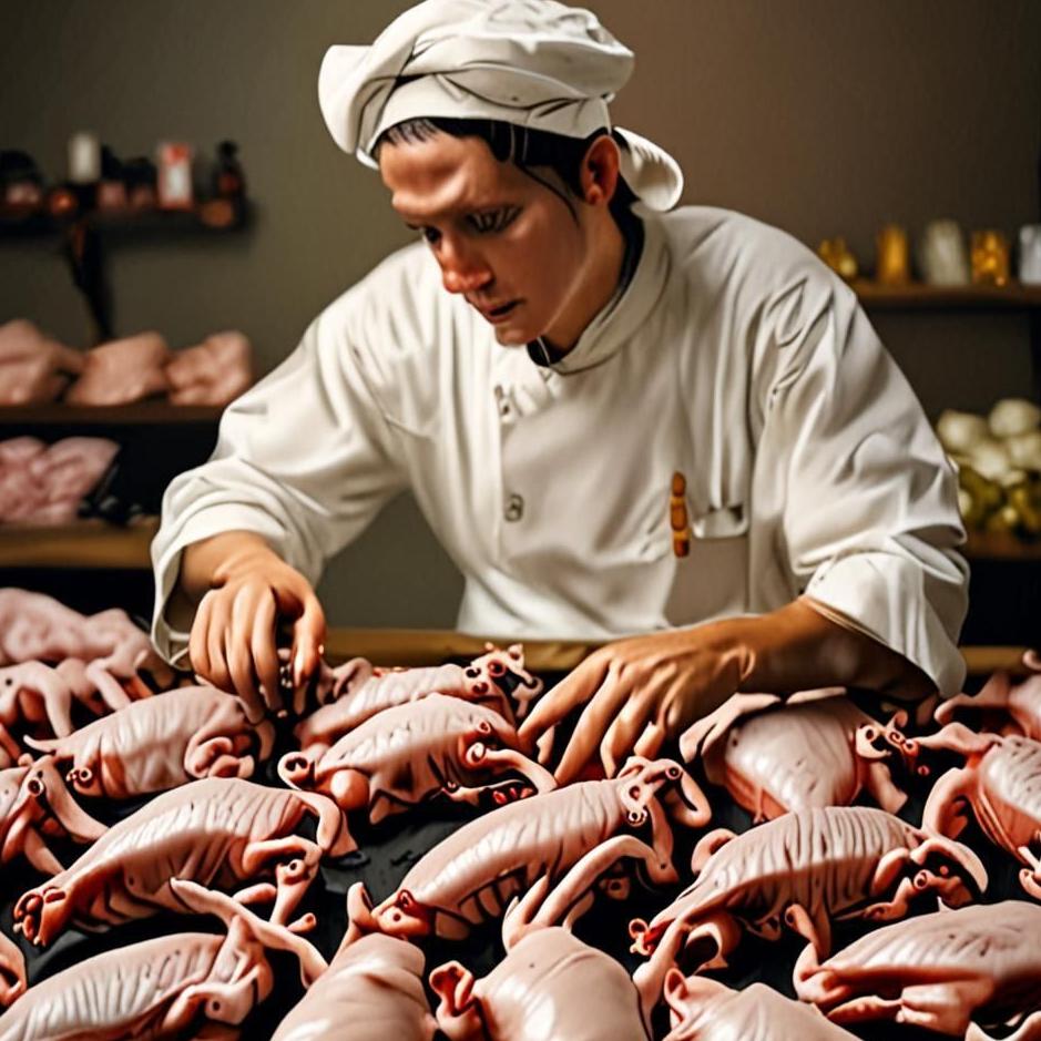 Dream : Picking lamb belly in a dream