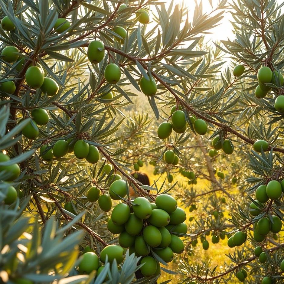 Dream : Picking large green olives in a dream