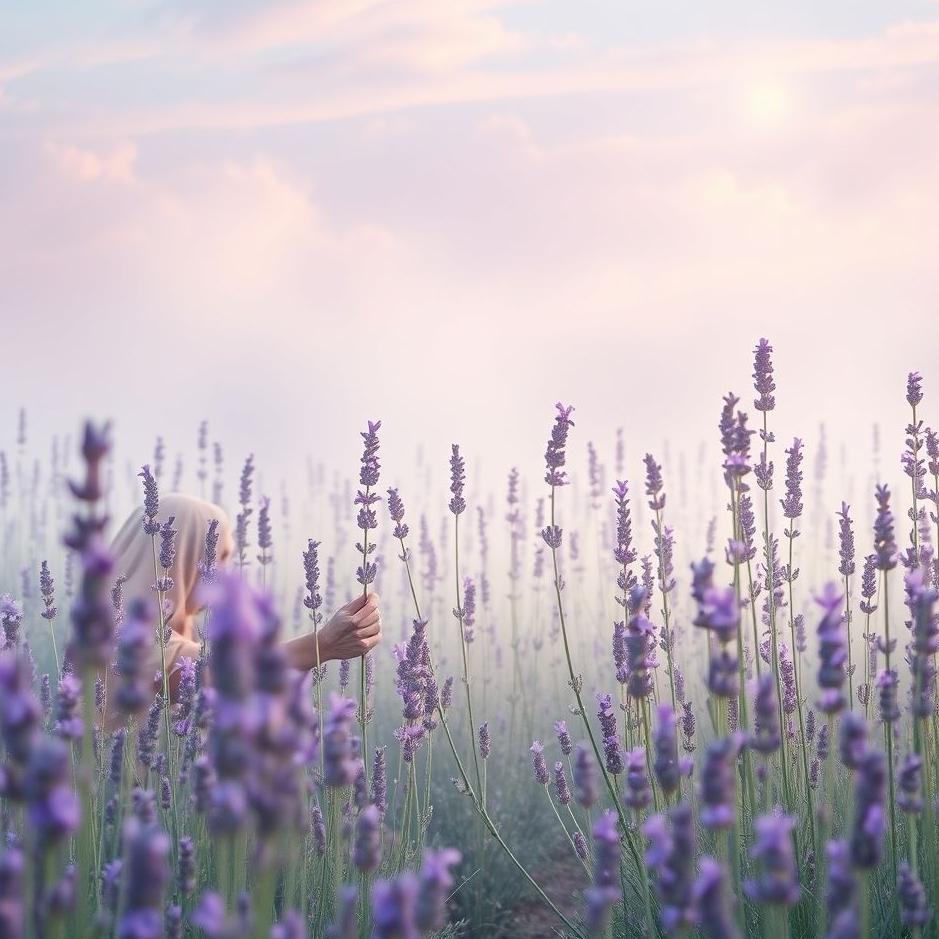 Dream : Picking lavender flowers in a dream