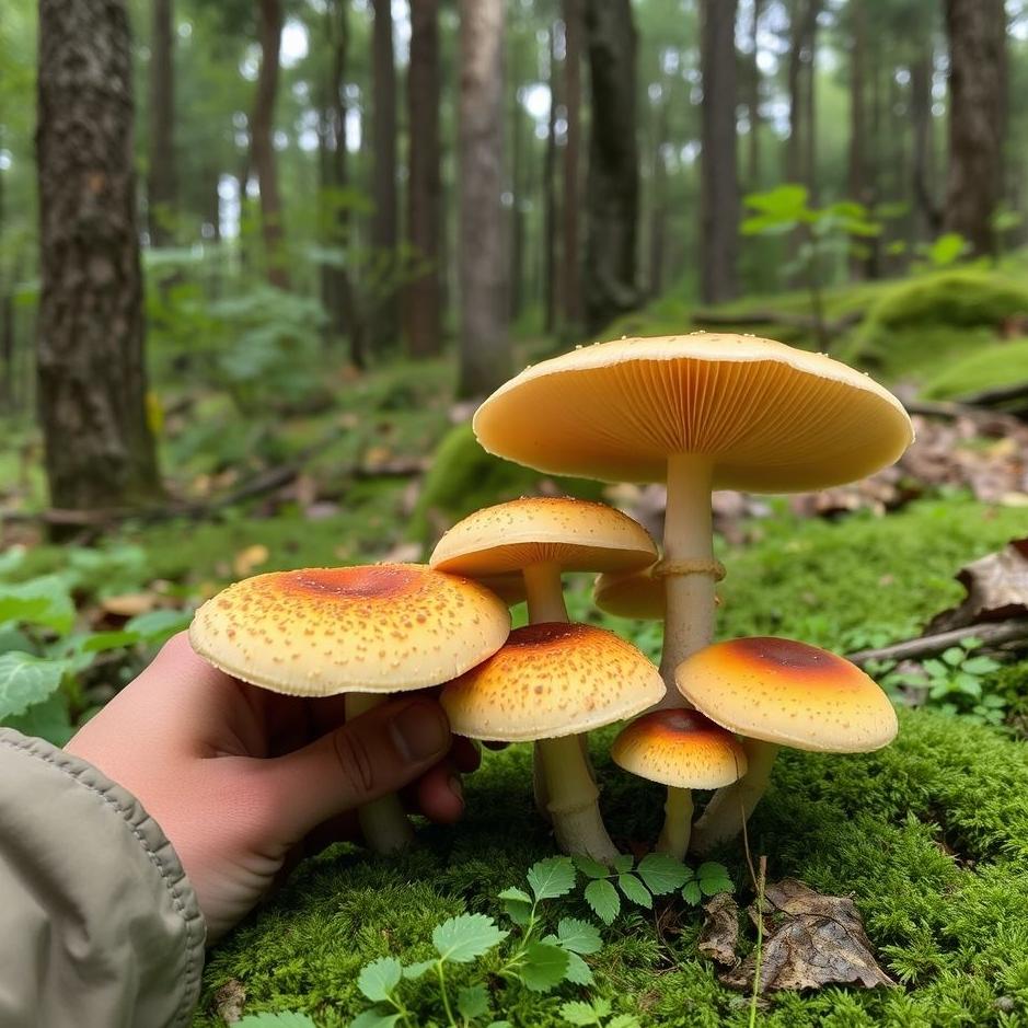 Dream : Picking mushrooms from the forest