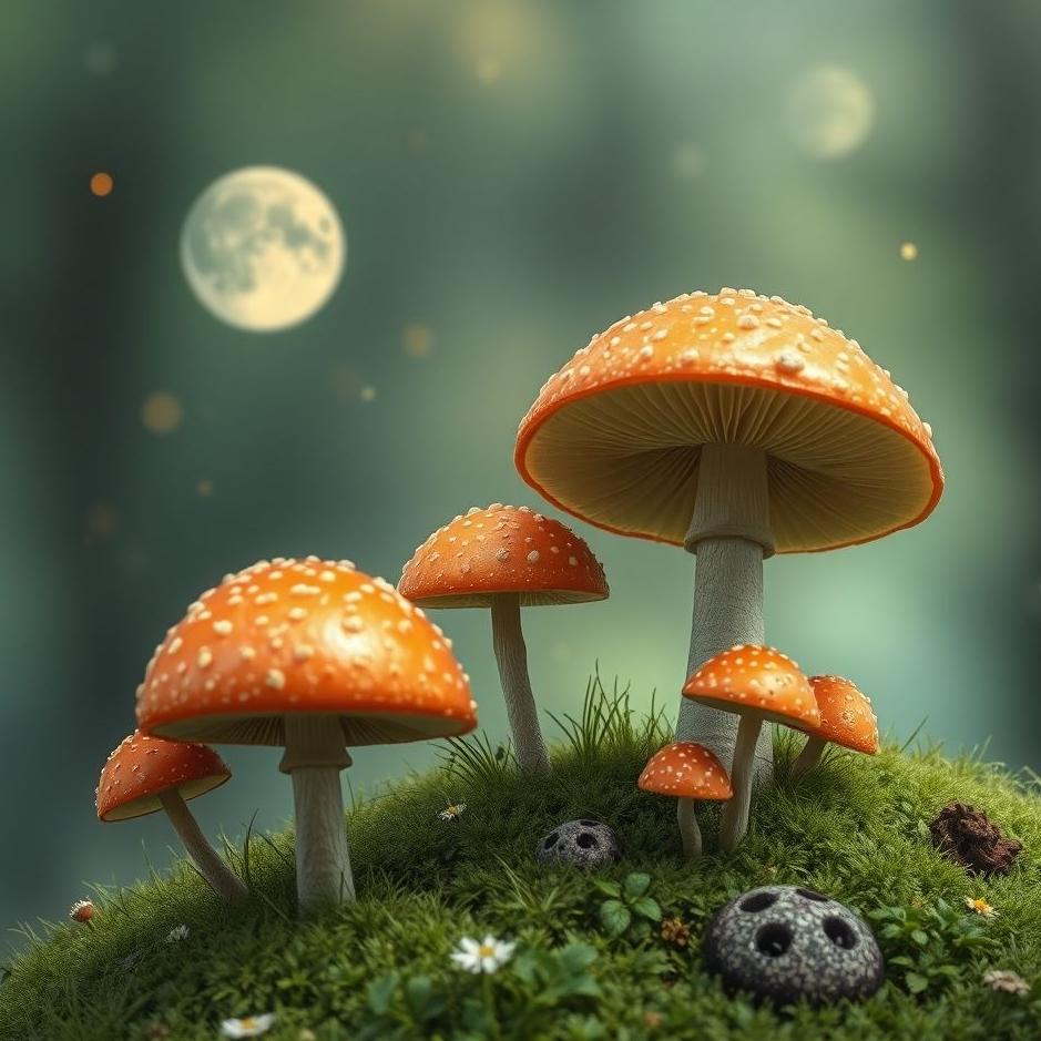 Dream : Picking mushrooms in a dream