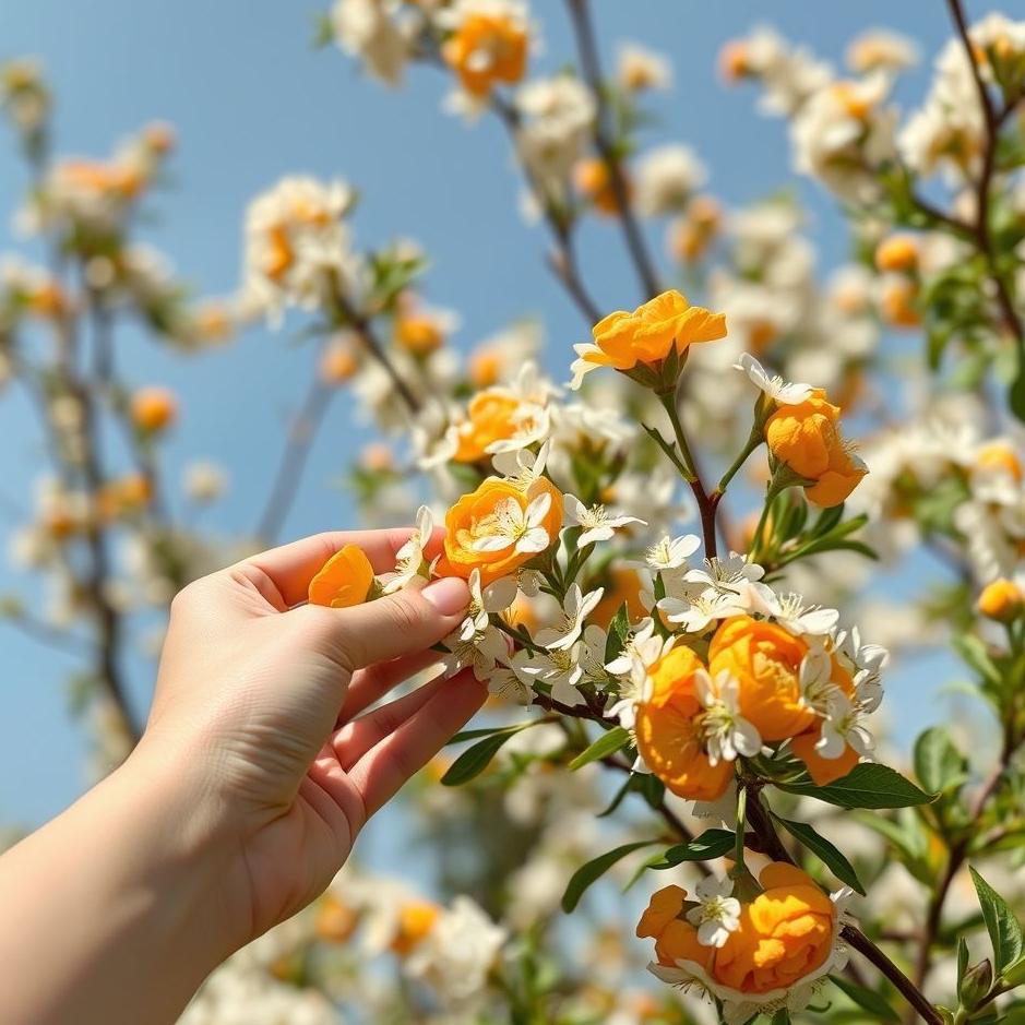 Dream : Picking orange blossoms in a dream