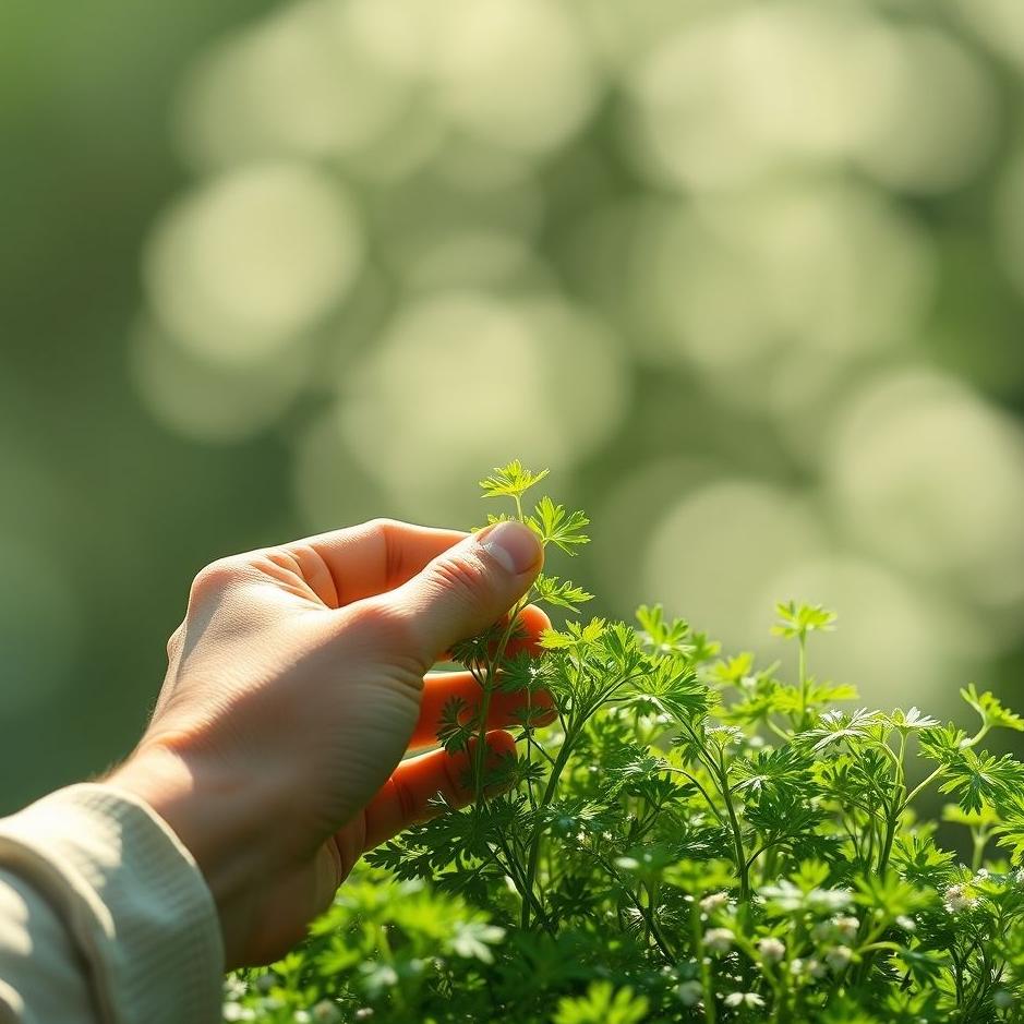 Dream : Picking parsley in a dream