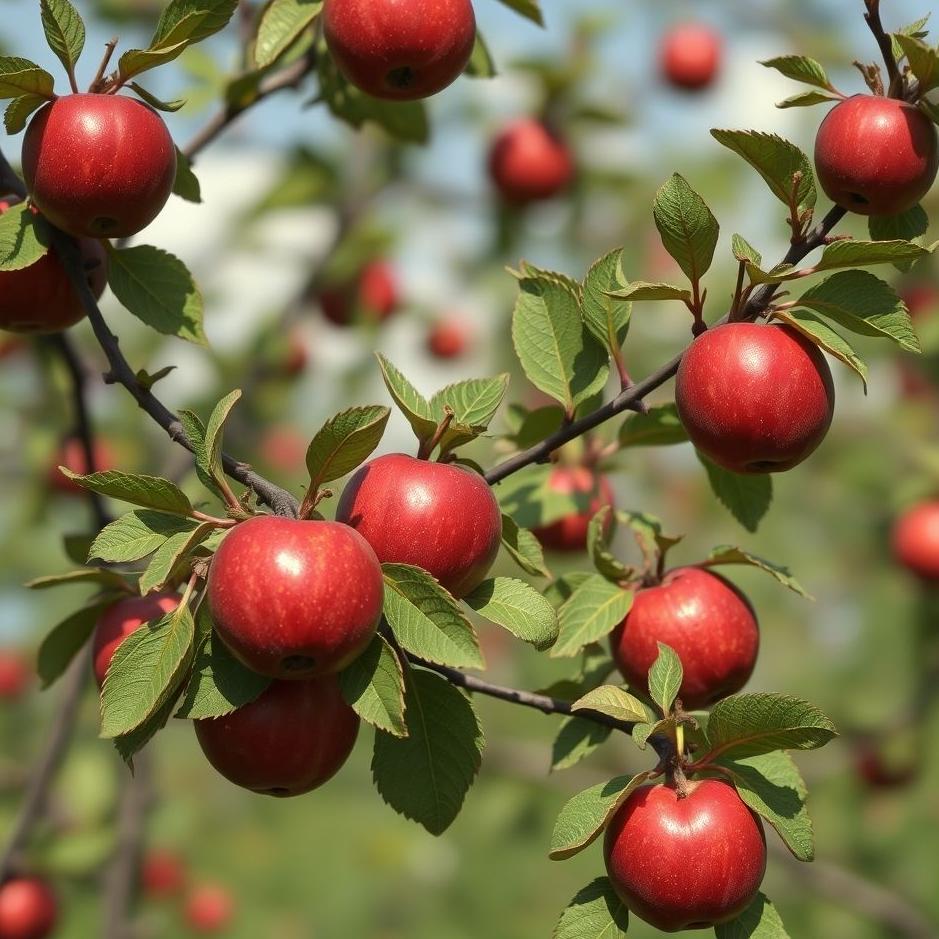 Dream : Picking red apples in a dream