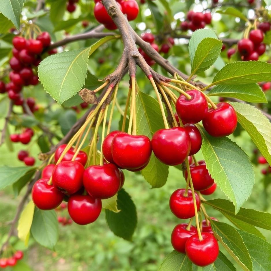 Dream : Picking red cherries