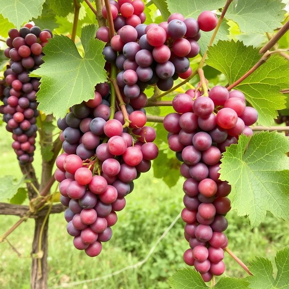 Dream : Picking red grapes