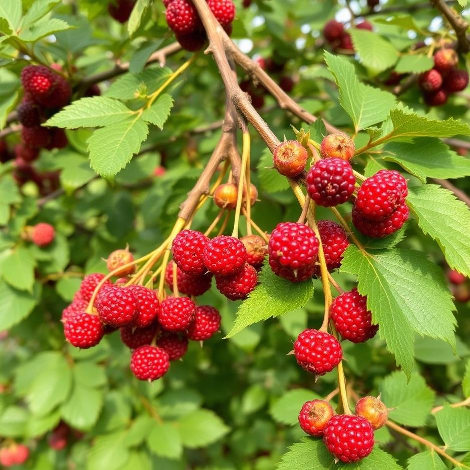 Dream : Picking red mulberries