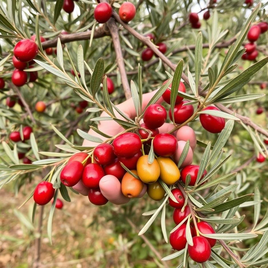 Dream : Picking red olives