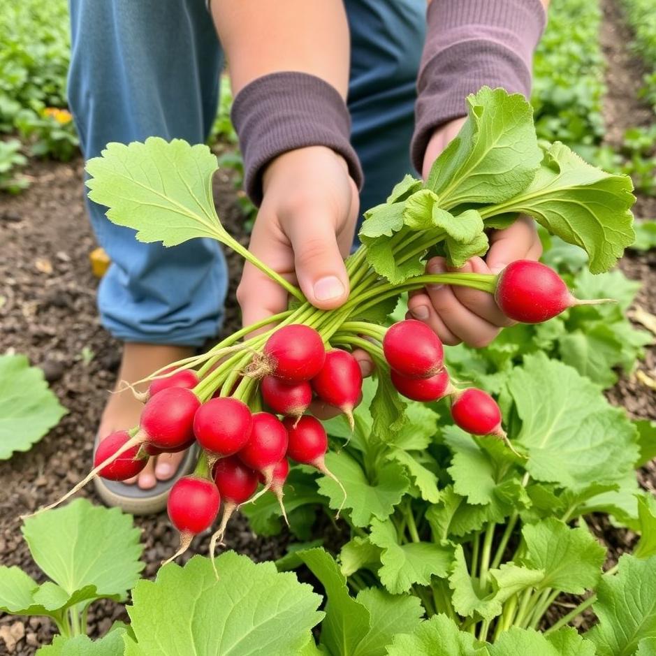 Dream : Picking red radishes