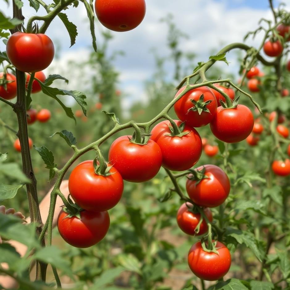 Dream : Picking red tomatoes in a dream