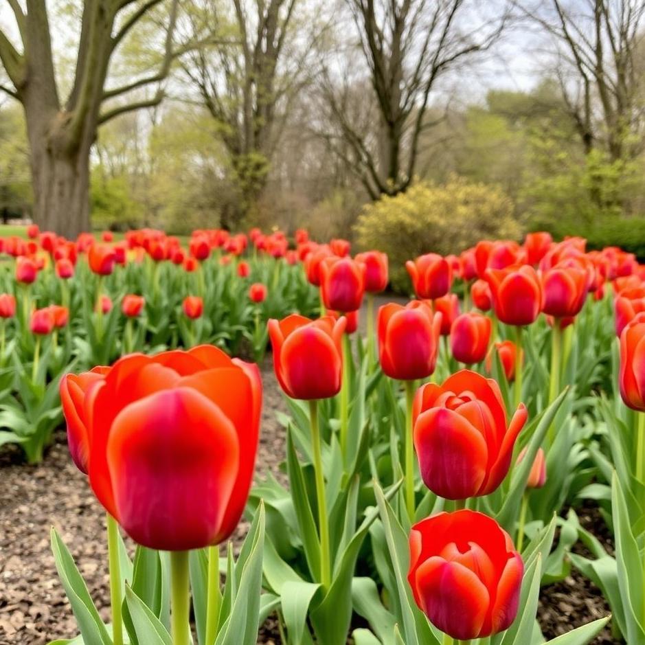Dream Dictionary : Picking red tulips