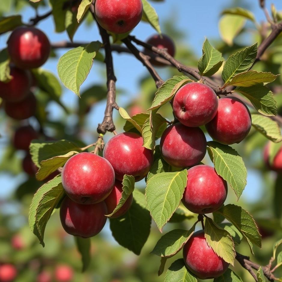 Dream : Picking ripe plums in a dream