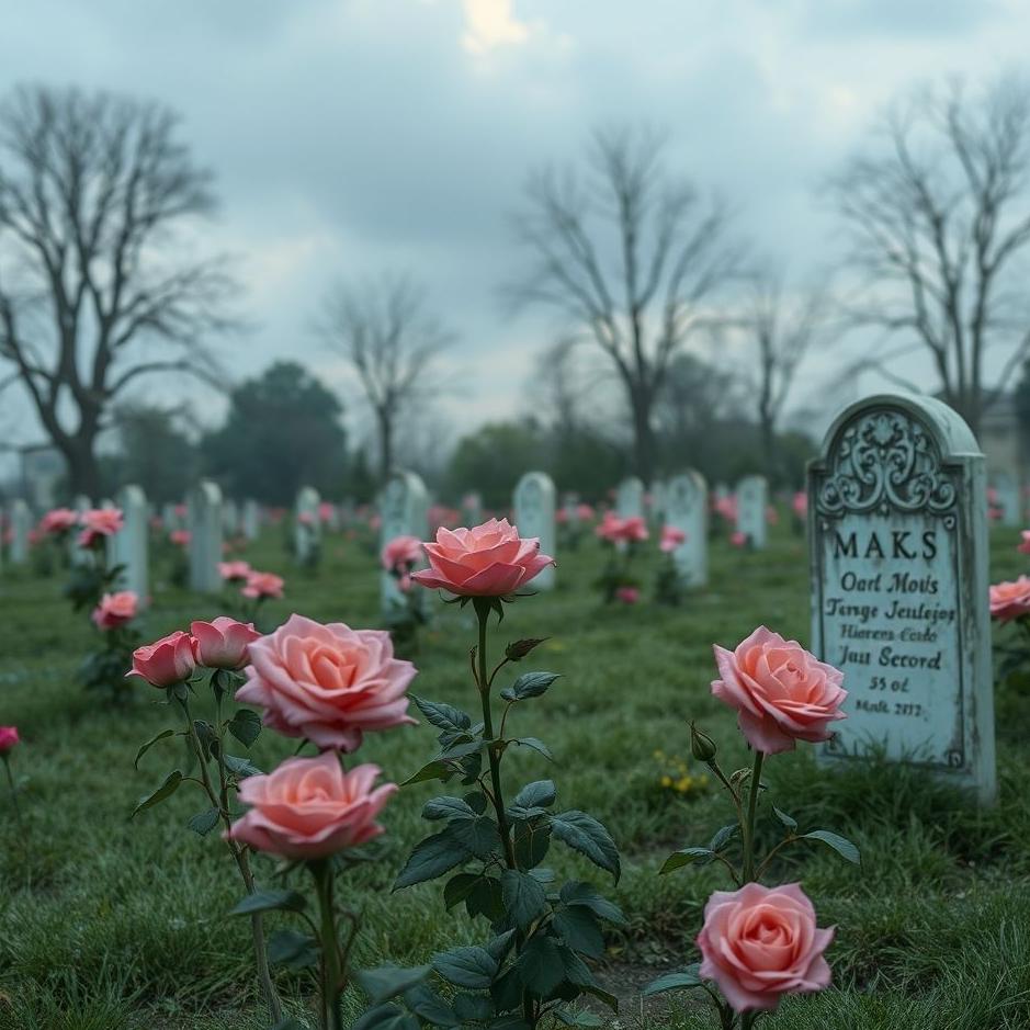 Dream : Picking roses from a grave in a dream