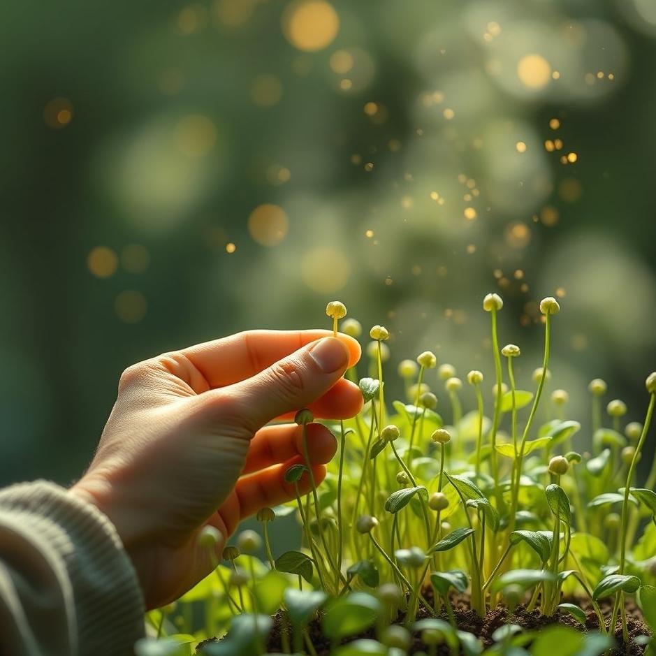 Dream : Picking sprouts in a dream