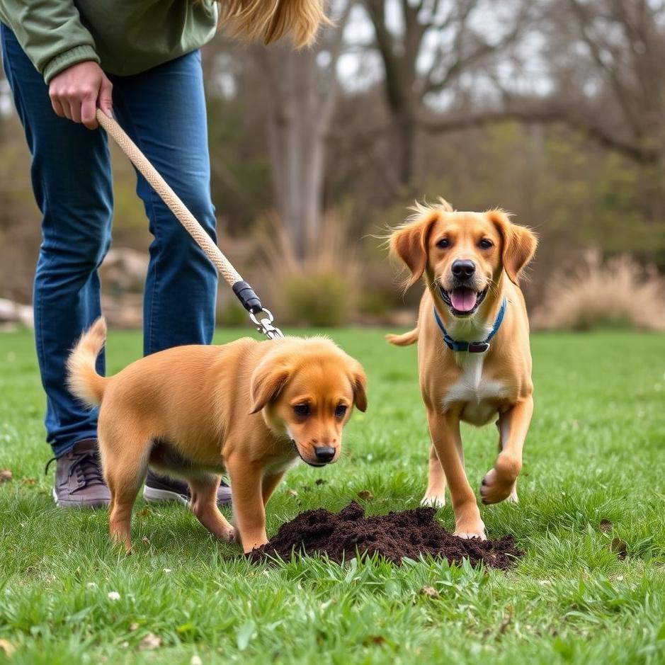 Dream : Picking up dog poop