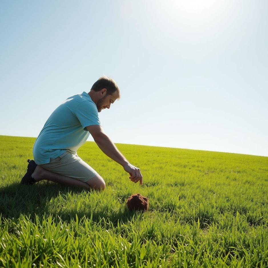 Dream : Picking up poop in a dream