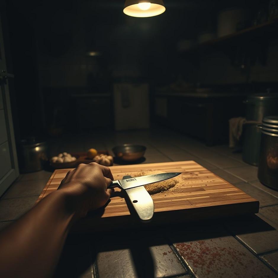 Dream : Picking up the knife 