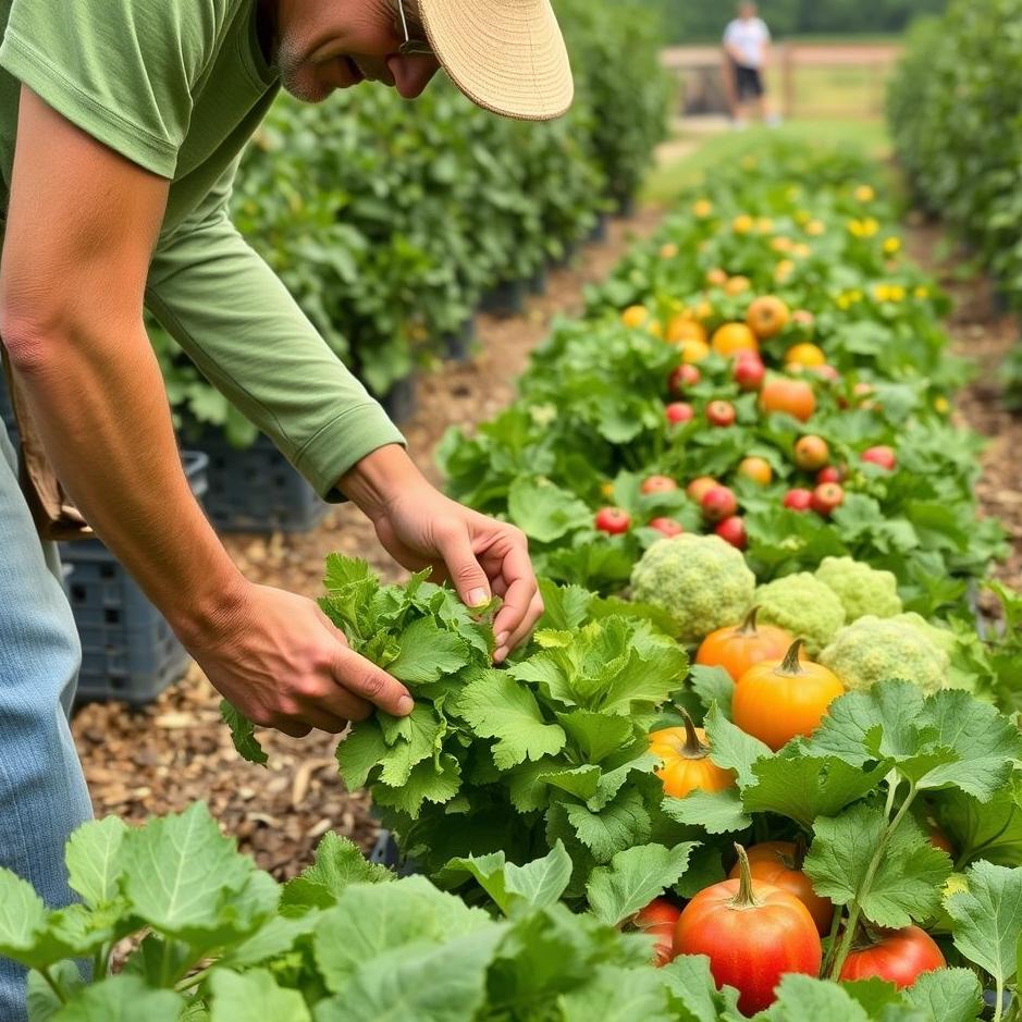 Dream : Picking vegetables and fruits