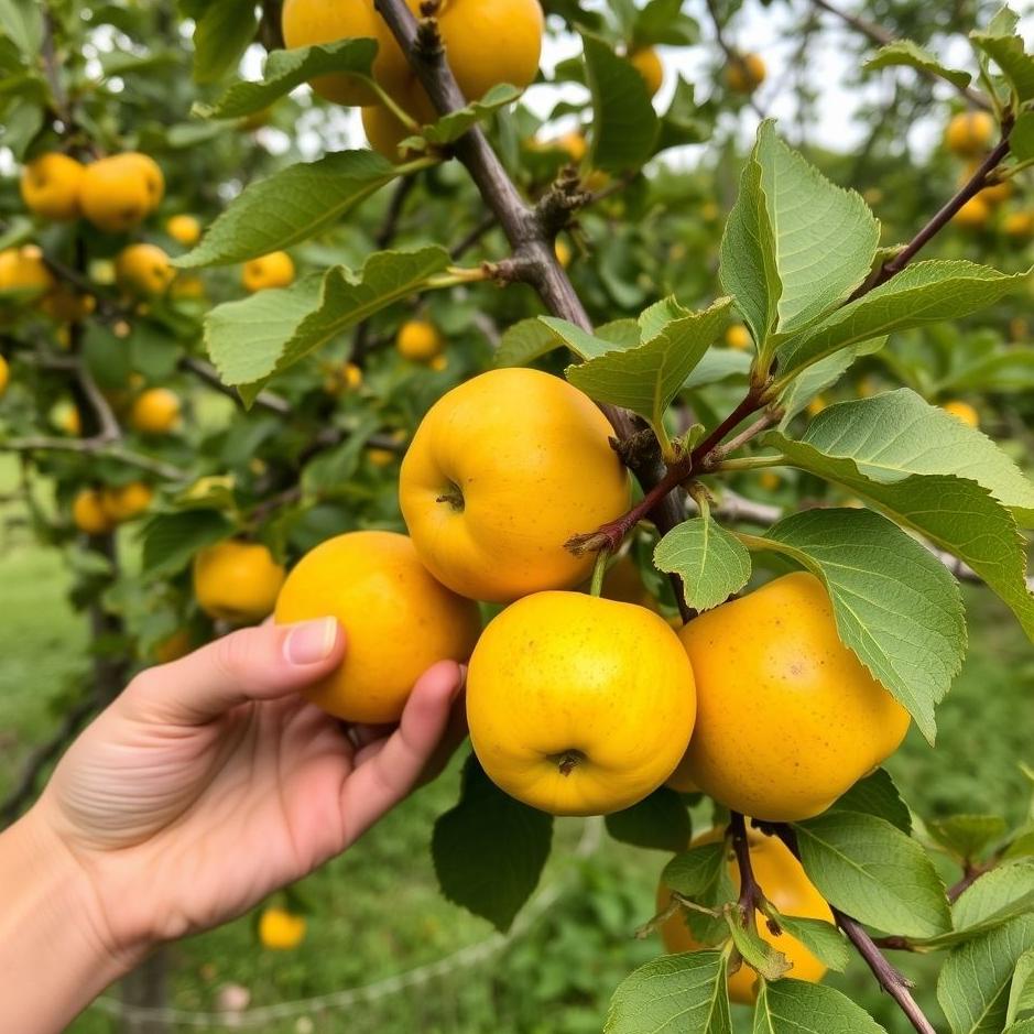 Dream : Picking yellow apples