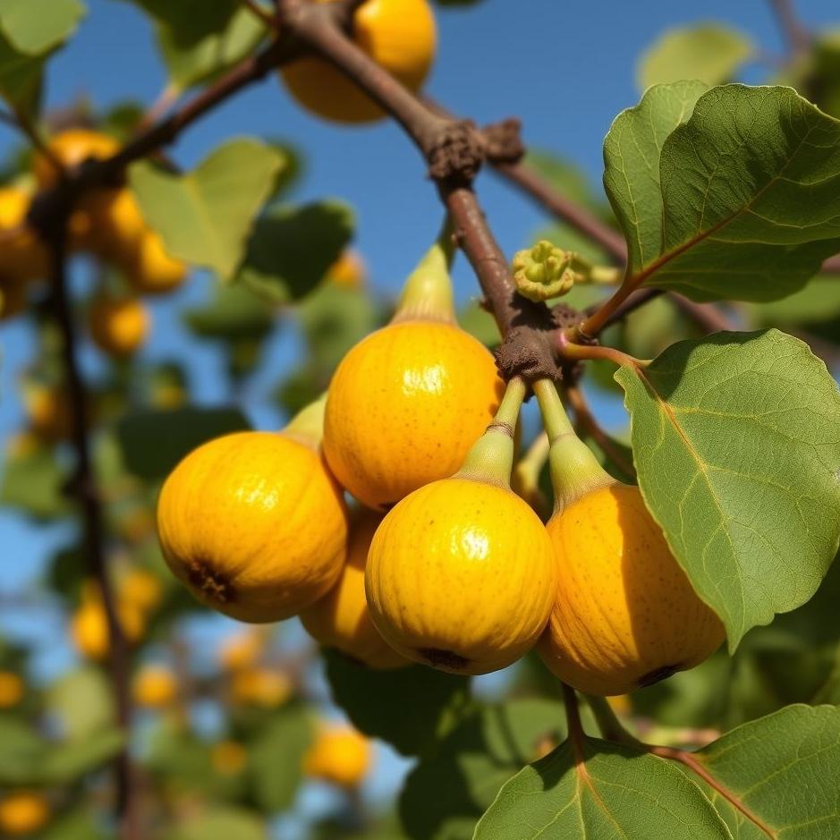 Dream : Picking yellow figs in a dream