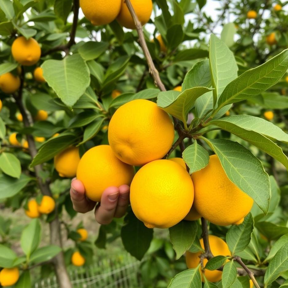Dream : Picking yellow lemons