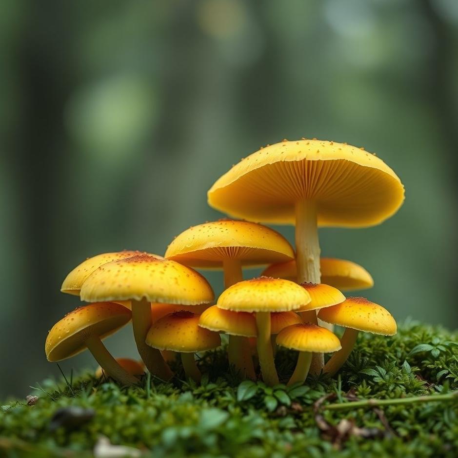 Dream : Picking yellow mushrooms in a dream