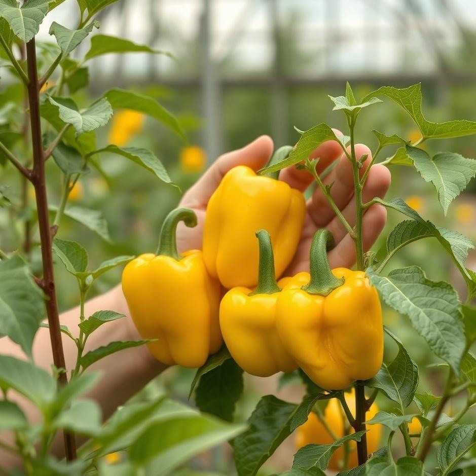 Dream : Picking yellow peppers in a dream