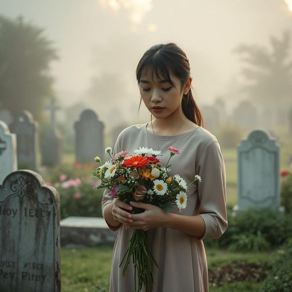 Dream : Pickup flowers from a cemetery in a dream