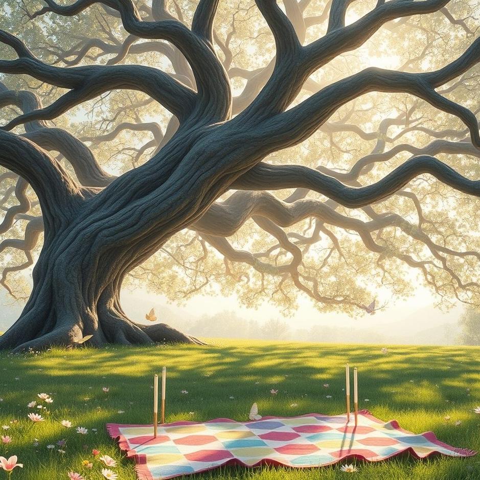 Dream : Picnic under the tree in the dream