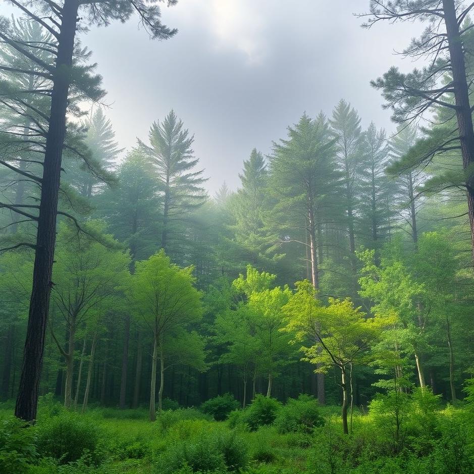 Dream : Picture of a forest in a dream