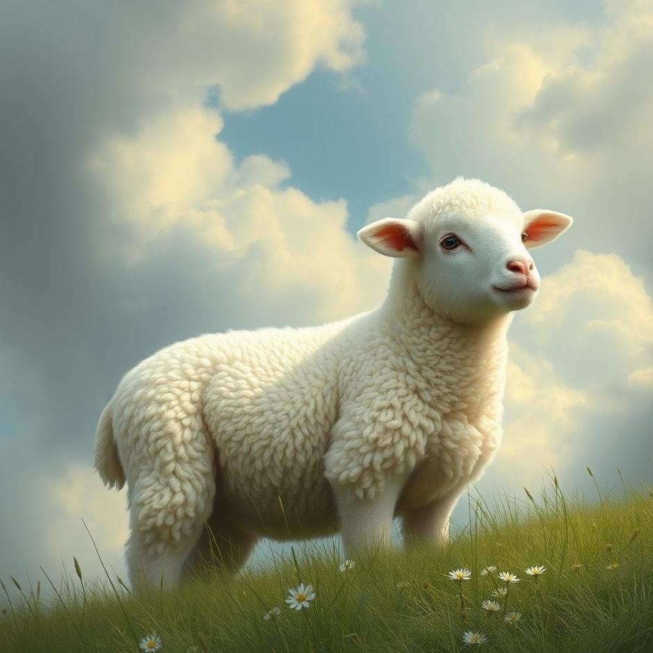 Dream : Picture of a lamb in a dream