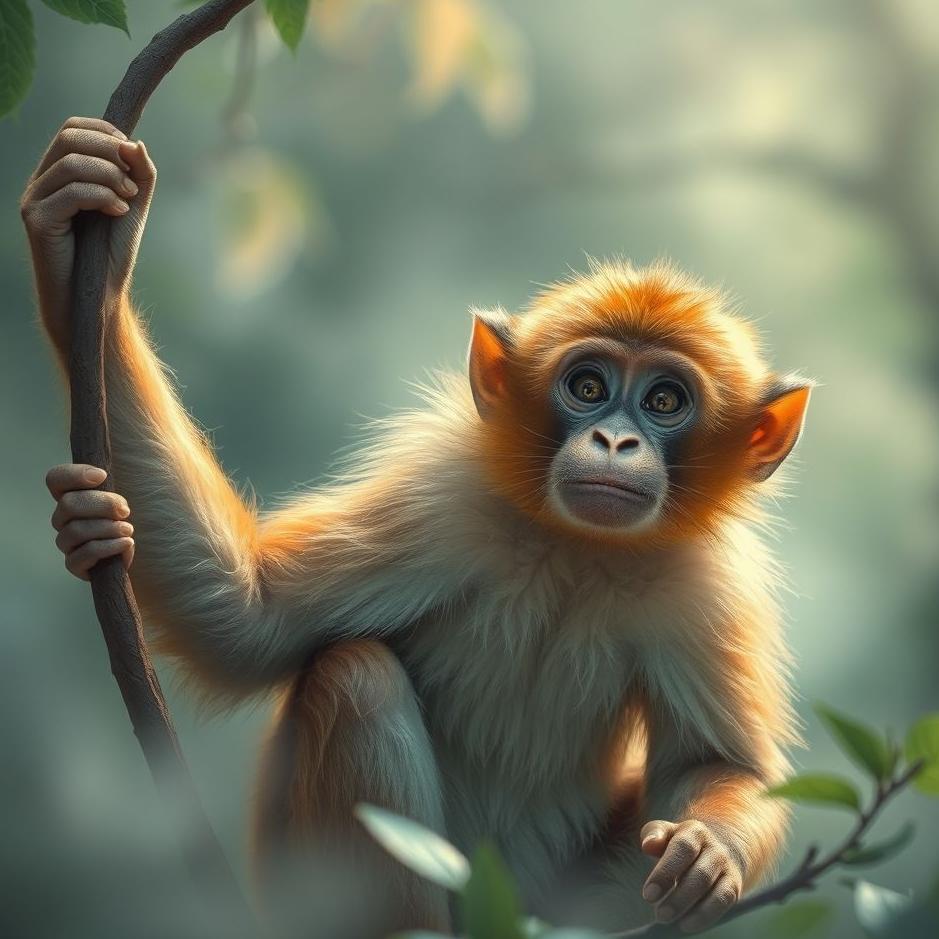 Dream : Picture of a monkey in a dream