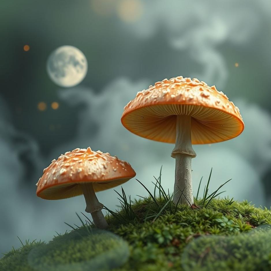 Dream : Picture of a mushroom in a dream