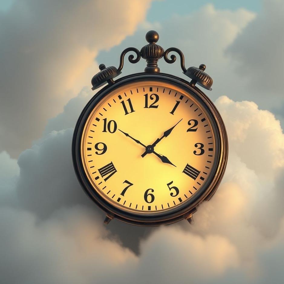 Dream : Pictured clock in a dream
