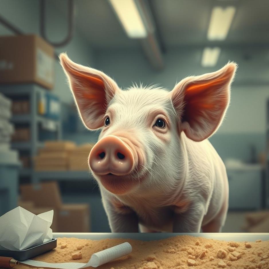 Dream : Pig in the workplace in a dream